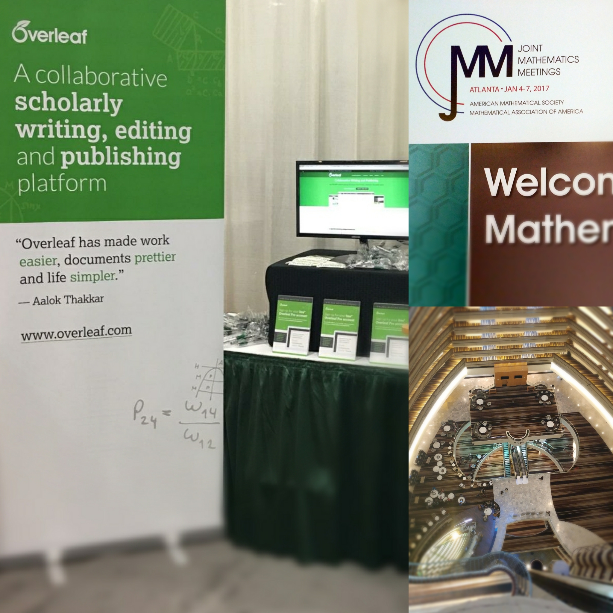 Overleaf sponsors JMM17