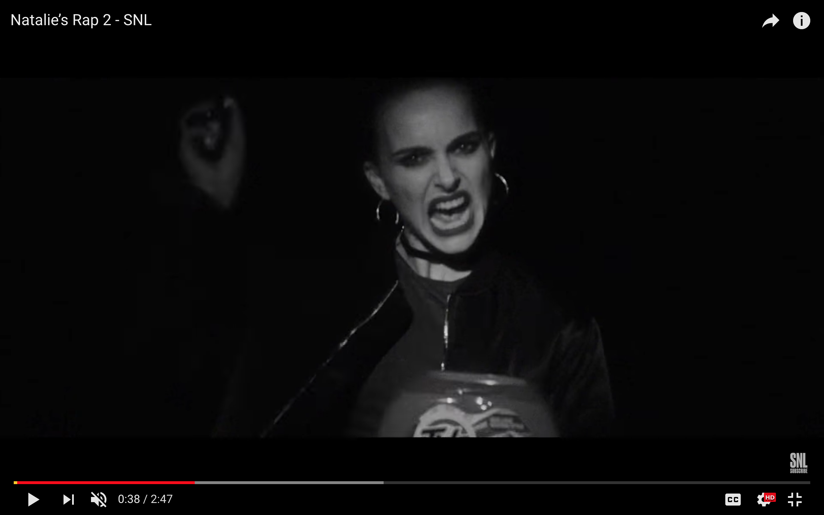 Natalie Portman returns to Saturday Night Live with another foul-mouthed, hilarious rap – watch