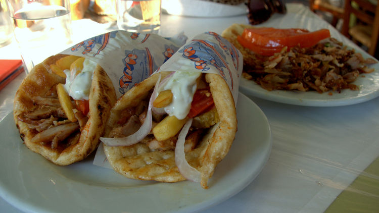 Greek Kebab Lunch in Athens