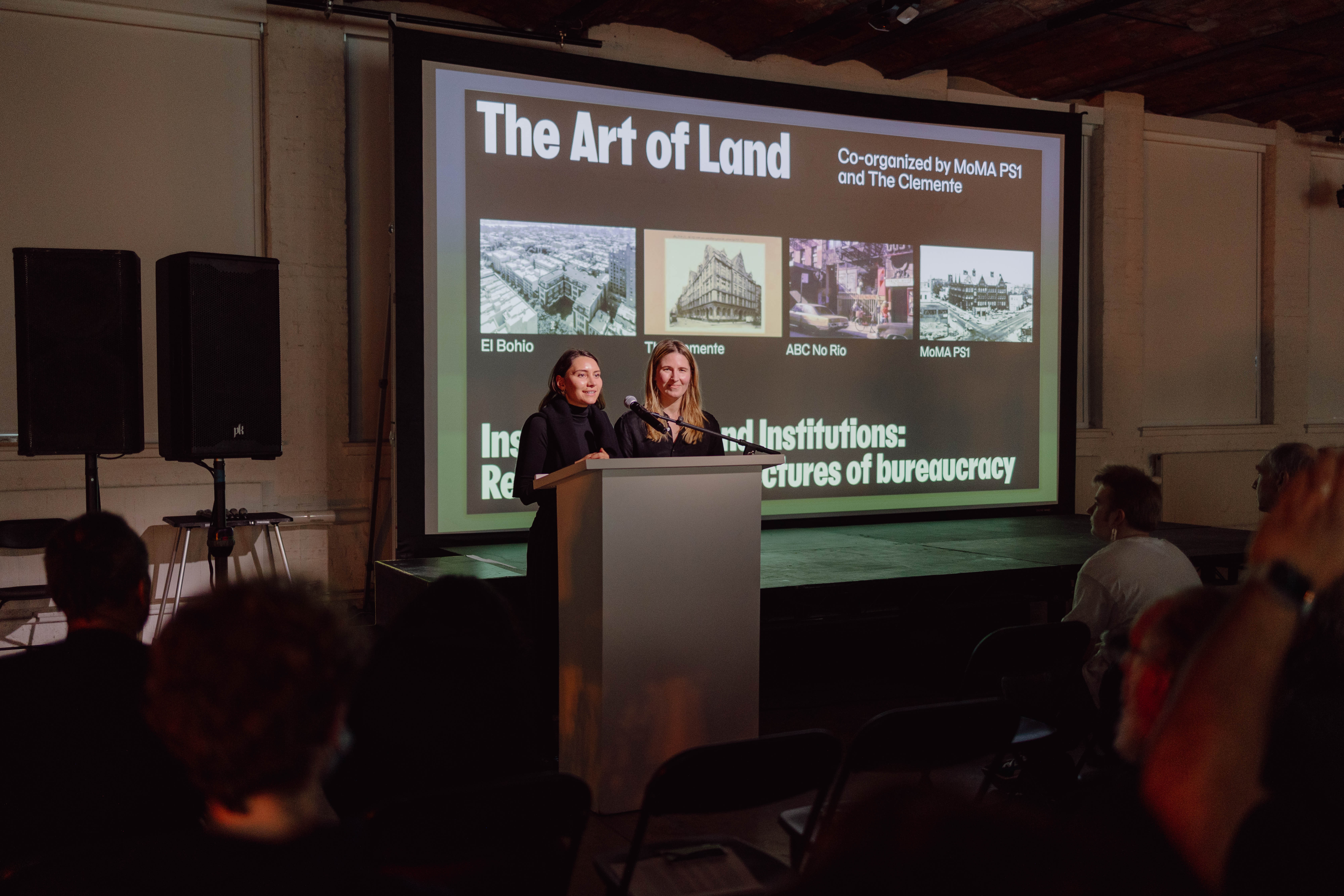 The Art of Land: Co-organized by MoMA PS1 and The Clemente - MoMA PS1