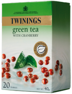 Green Tea with Cranberry from Twinings