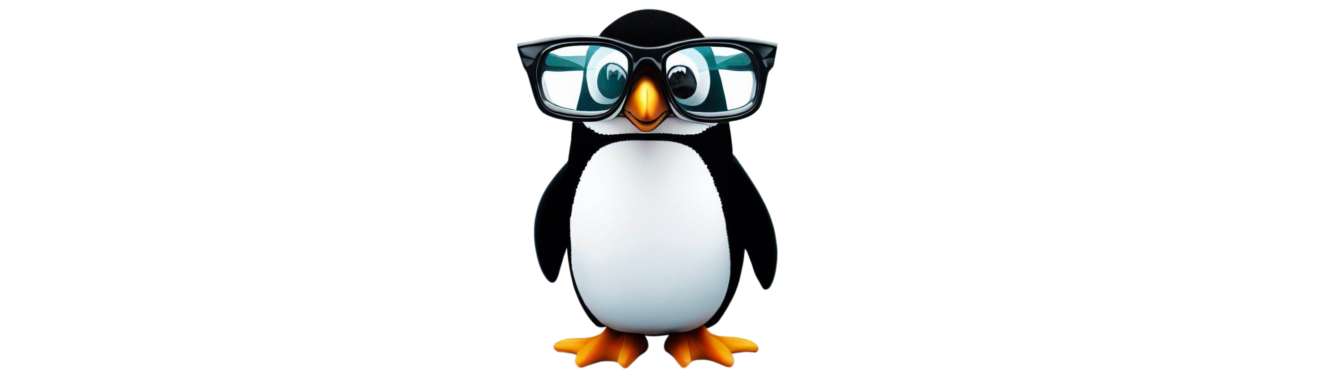 Linux Penguin with Glasses