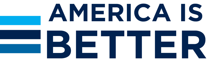 America is Better logo