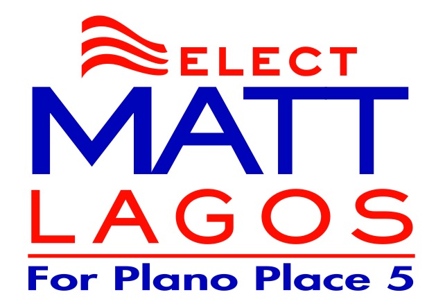 Matt Lagos for Plano logo