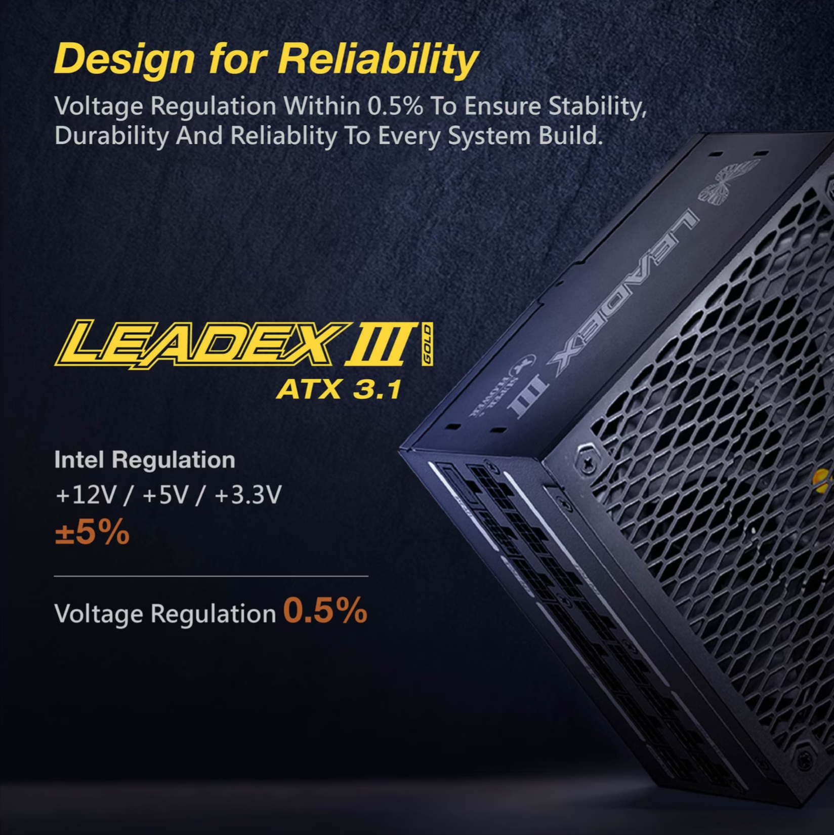 Super Flower Leadex III 1000 Watt 80 Plus Gold ATX Fully Modular