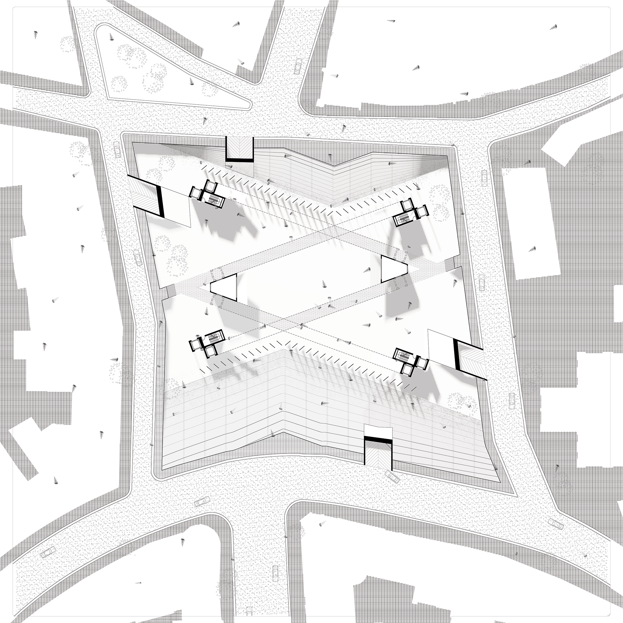 Ground Floor Plan Drawing - Columbia GSAPP