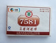 2011 COFCO 7581 Puerh Tea Brick Batch 1001 250g from COFCO (Puerhshop)