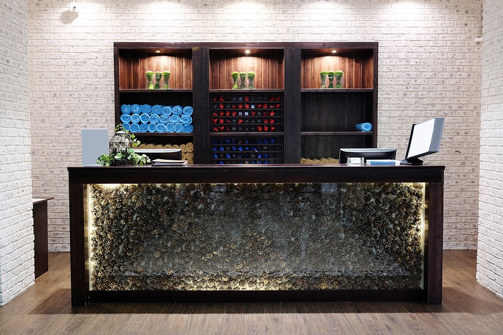 Salon front desk discount