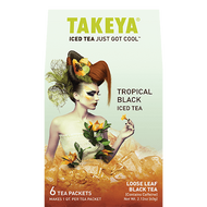 Tropical Black, iced tea. from Takeya Tea