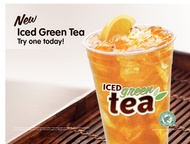 Iced Green Tea from Dunkin Donuts
