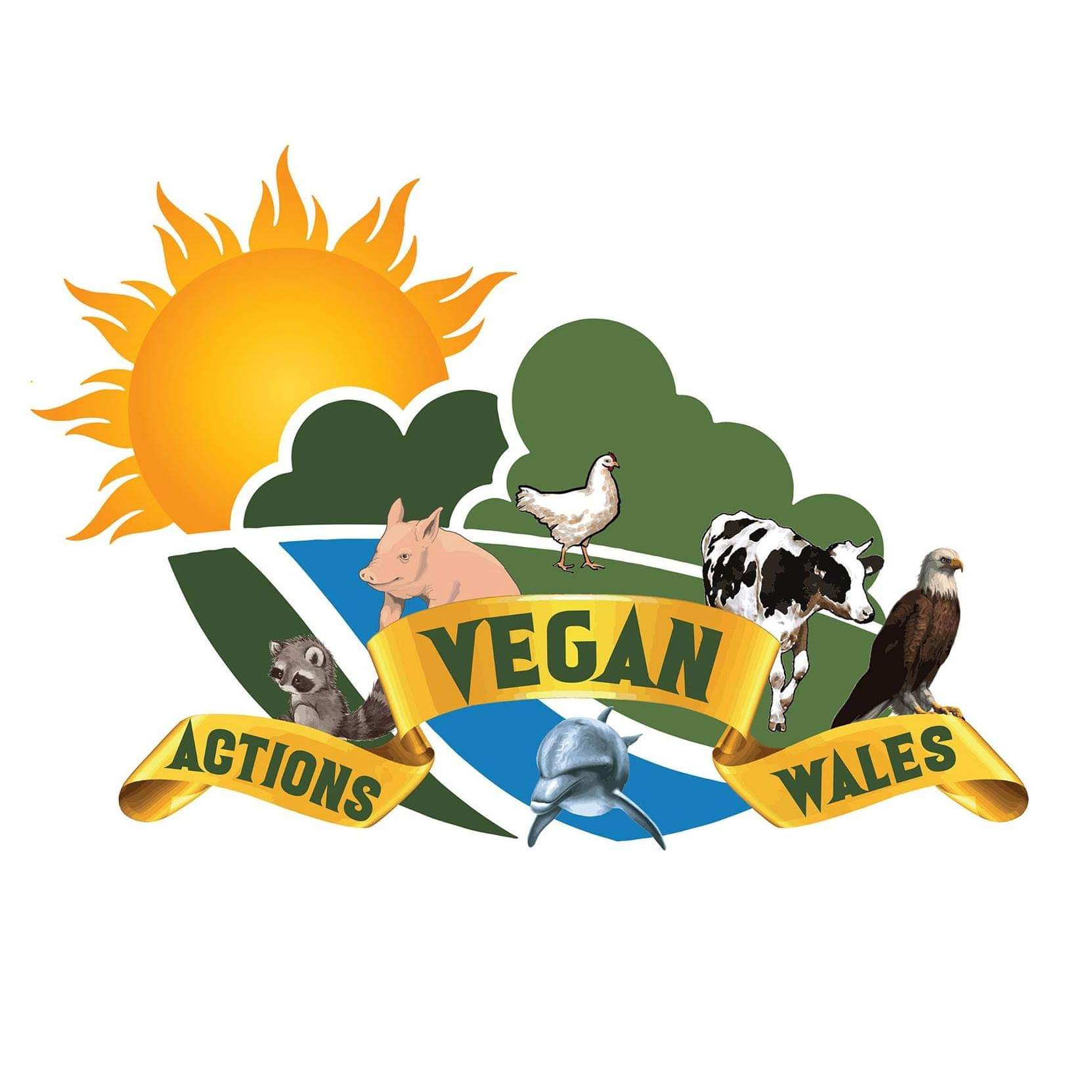 Vegan Actions Wales logo
