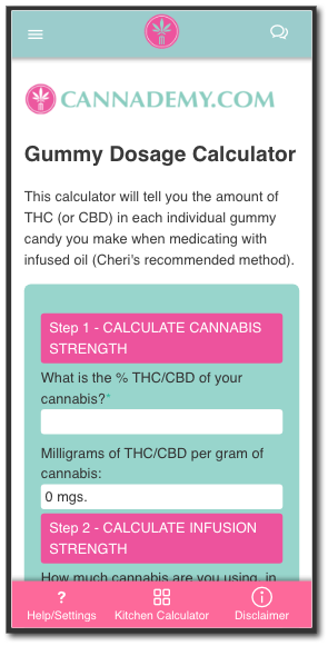 Gummy Dosage Calculator