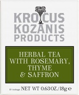 Organic Greek Saffron Tea with Rosemary, Thyme and Selected Herbs from Krocus Kozanis Products