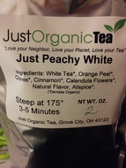 Just Peachy White from Just Organic Tea