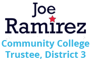 Joe S. Ramirez for VCCCD Trustee 2020 logo