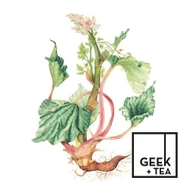 Sweet Rhubarb Ginger Tea (Organic Loose Leaf Black Tea | Rhubarb and Ginger) from Geek + Tea