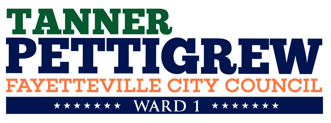 Elect Tanner Pettigrew - Fayetteville City Council Ward 1 logo