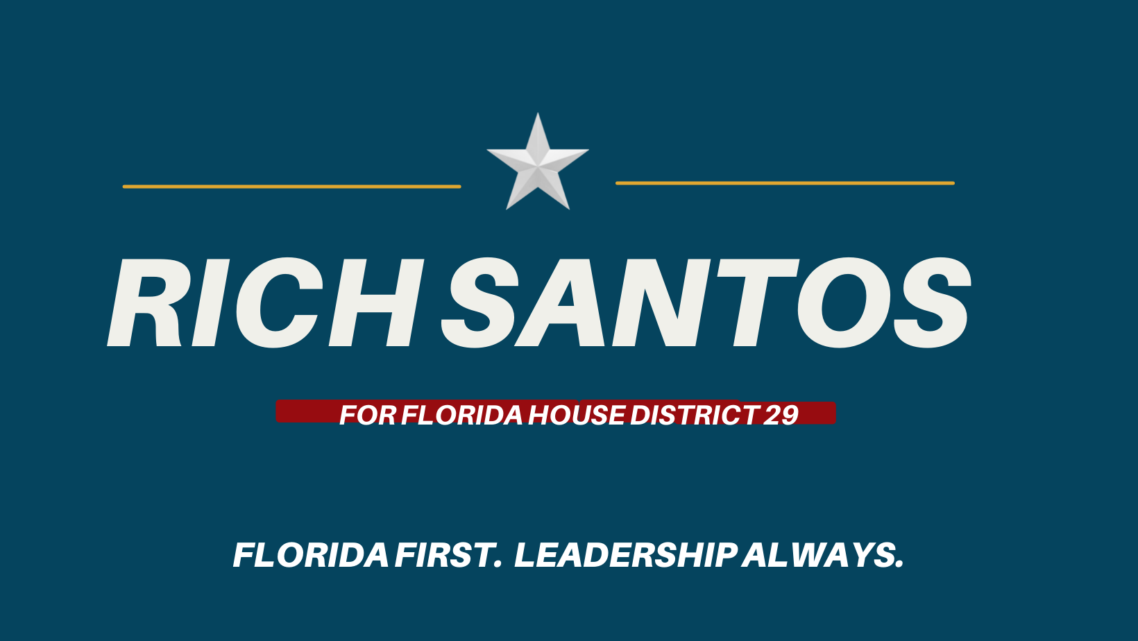 Vote Rich Santos for FL House District 36 logo