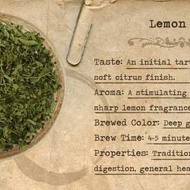 Lemon Tea from Mountain Rose Herbs