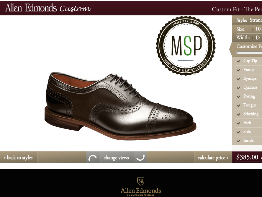Allen edmonds deals msp