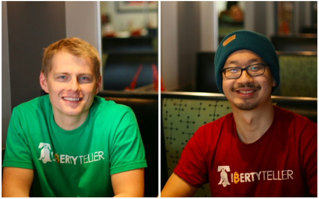 image: Kyle Powers & Chris Yim, founders of Liberty Teller, are members of BitcoinPHL