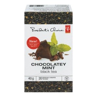 Black tea with chocolate mint flavor from President's Choice