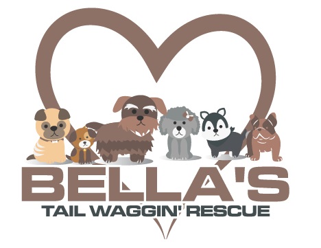 Bella's Tail Waggin' Rescue logo