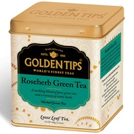 Rose herb Green Full Leaf Tea Tin Can By Golden Tips Tea from Golden Tips Tea