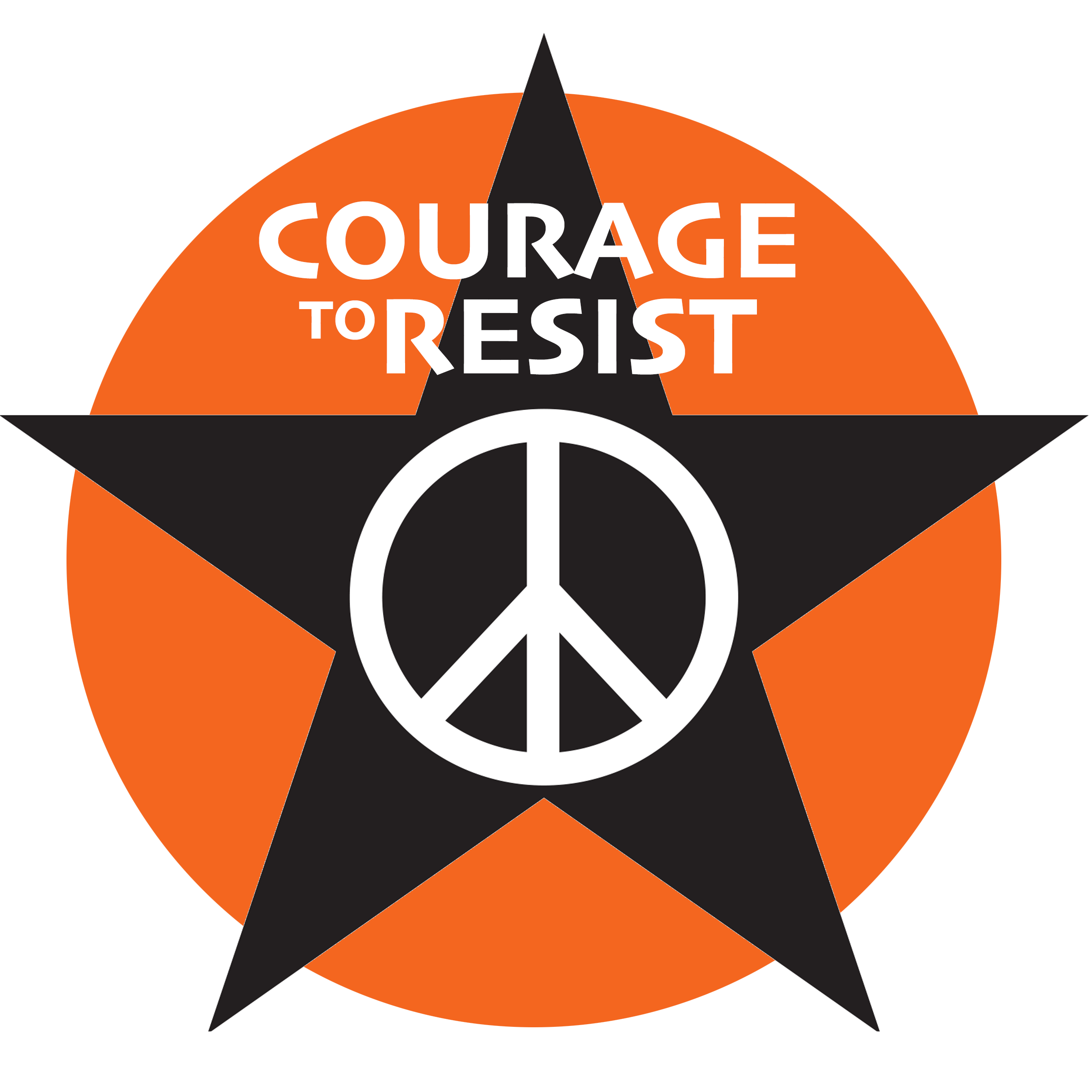 Courage to Resist / Objector Church logo
