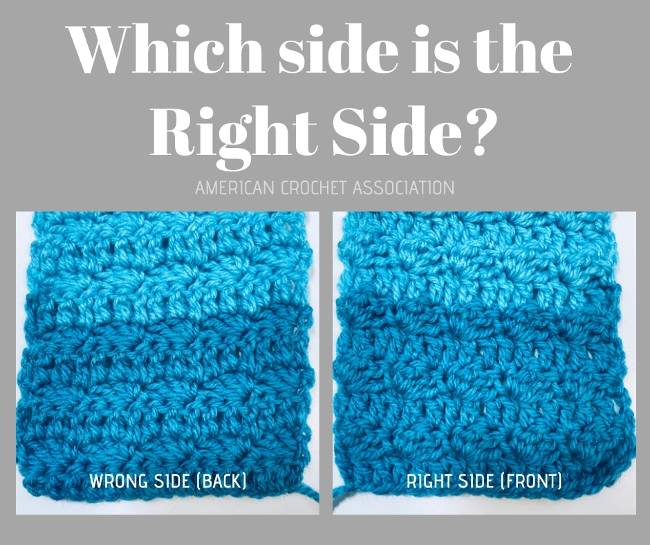 American Crochet Association | Which Side Is The Right Side?