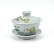 Gourd Vine Gray Geyao Gaiwan from teaware.house