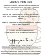 Mint Chocolate Chai from Cuppa Geek