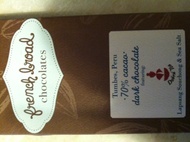 Lapsang Souchong & Sea Salt dark chocolate bar from Dobra Tea - French Broad Chocolates
