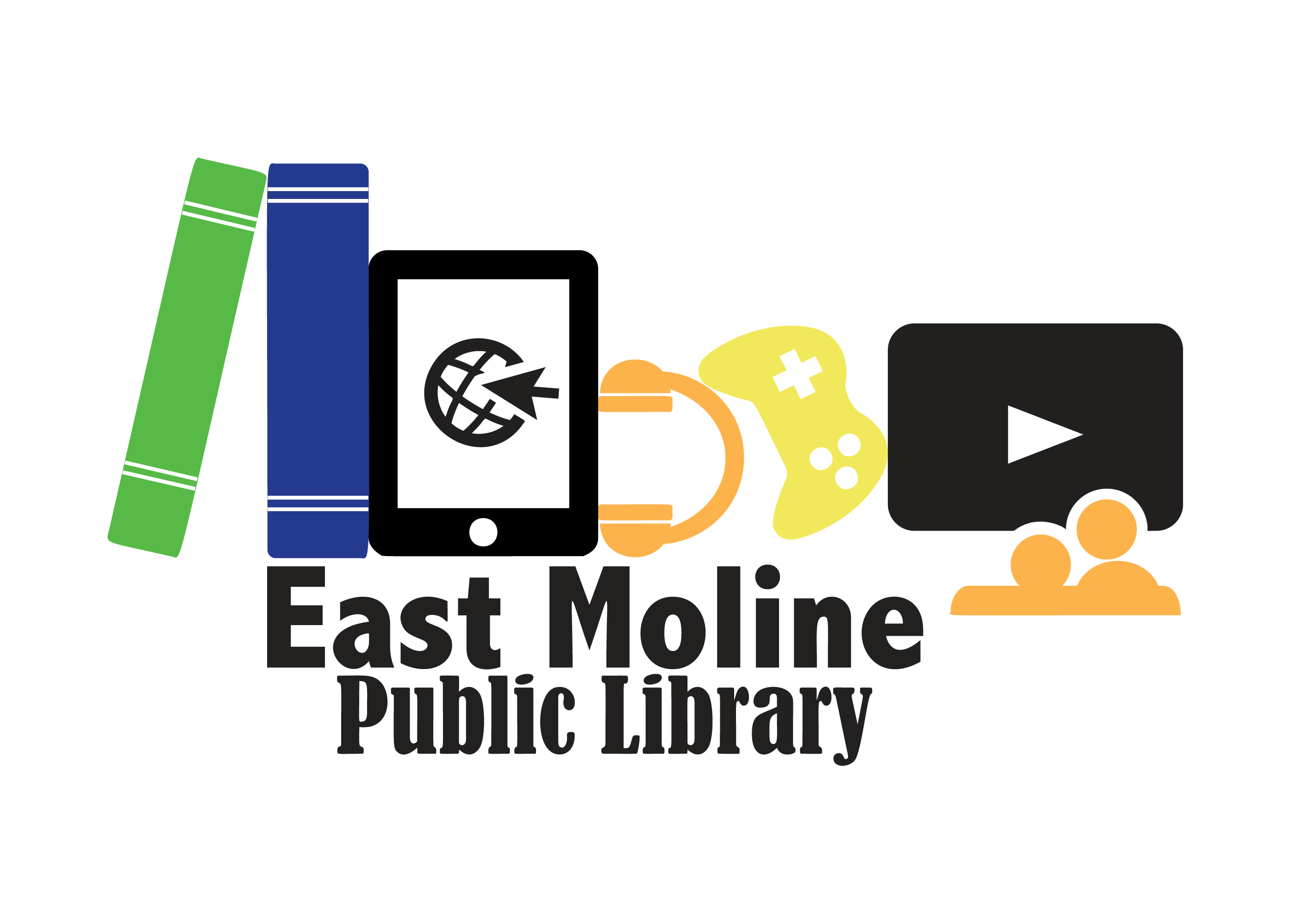 East Moline Public Library logo