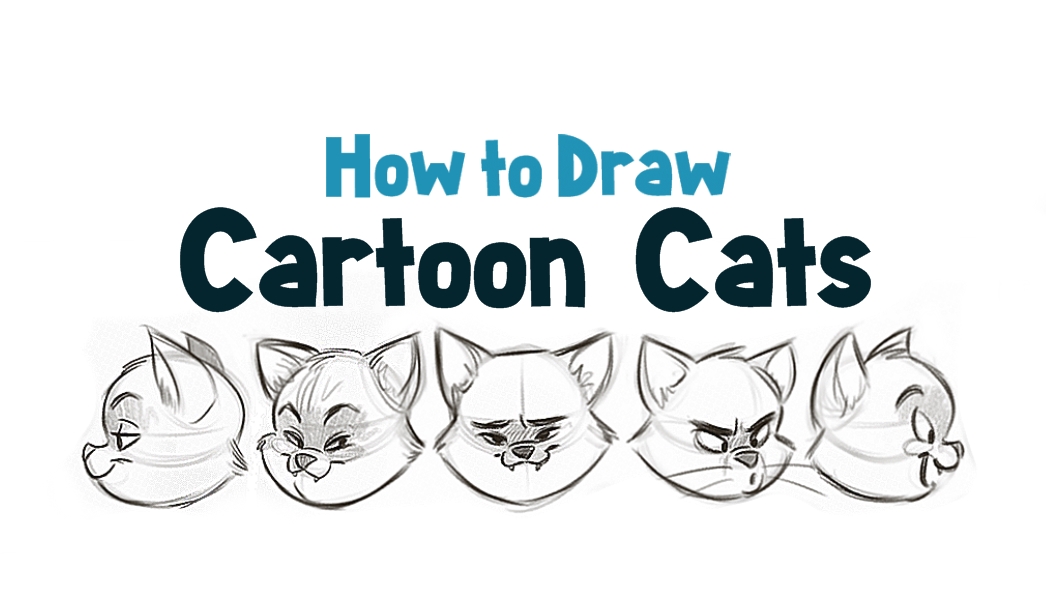 How to draw cartoon cats