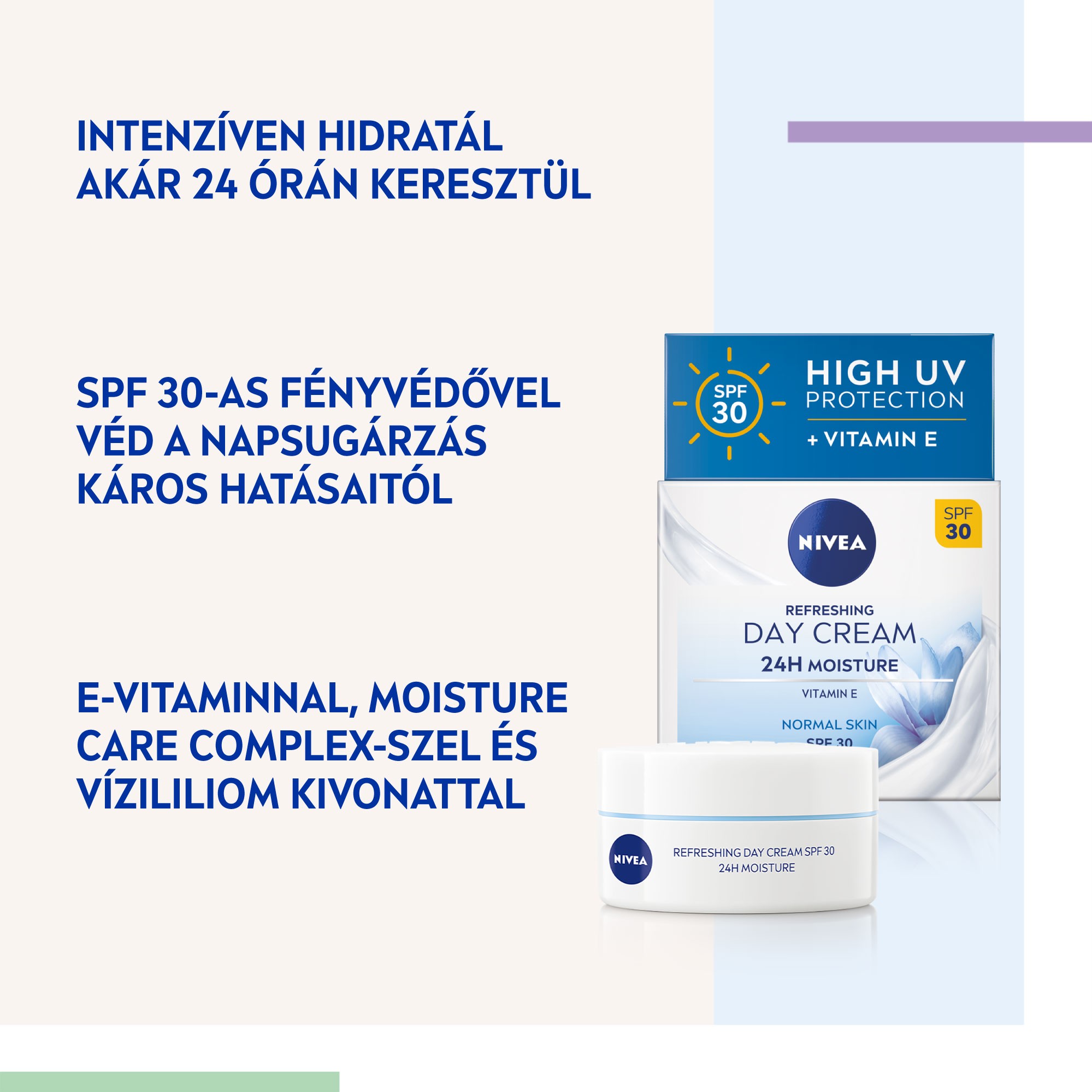 NIVEA Essentials Hidratáló Nappali Arckrém Normál/Vegyes Bőrre FF30