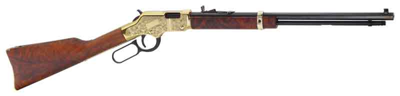 Henry H004D3 Golden Boy Deluxe Engraved 3rd Edition 22 Short, 22 Long or 22 LR Caliber with 16 LR/21