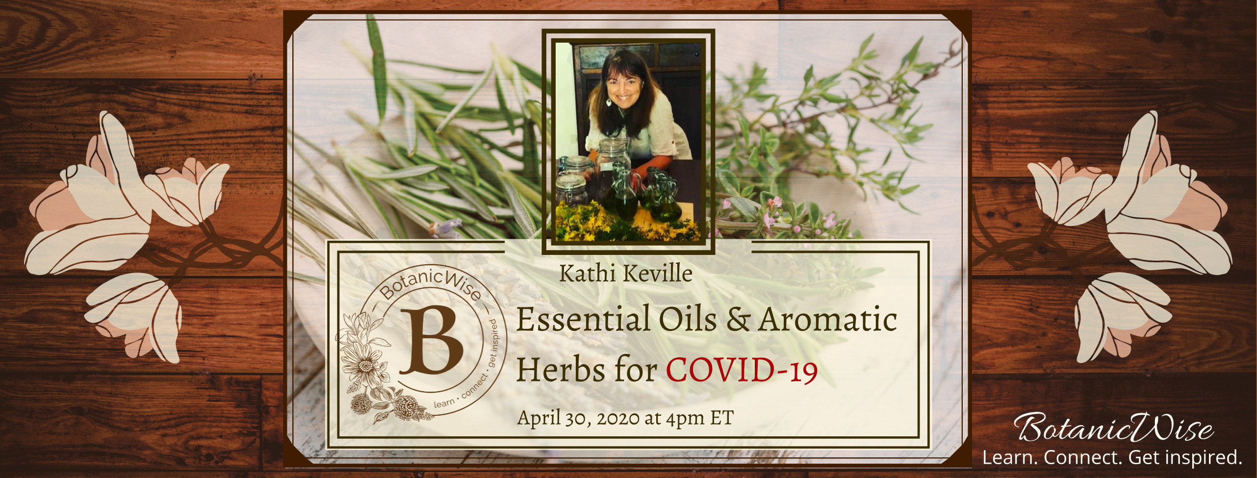 Essential Oils & Aromatic Herbs for COVID-19 with Kathi Keville