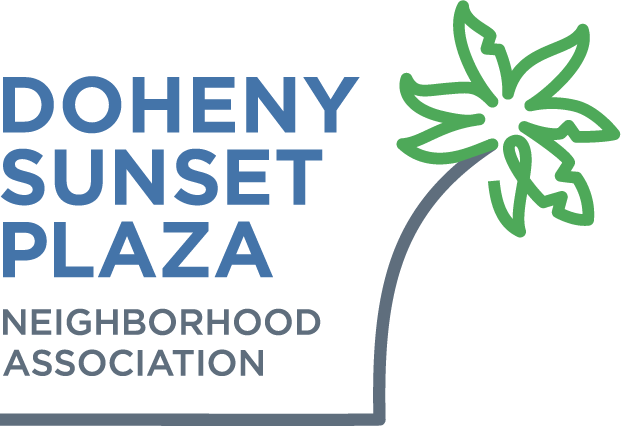 Doheny Sunset Plaza Neighborhood Association logo
