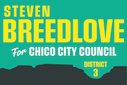 Breedlove for Chico City Council D3 2020 logo