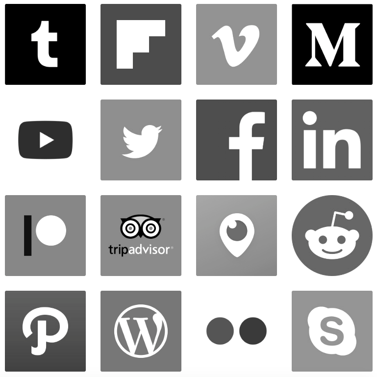 Social Media Platforms Logo