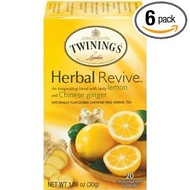 Herbal Revive: lemon and ginger from Twinings