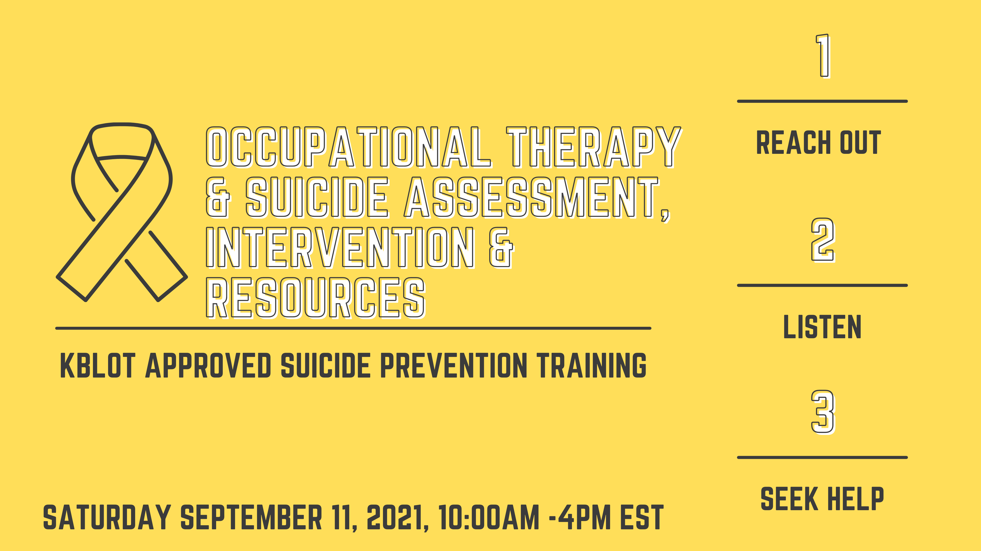 Product image for KOTA Suicide Prevention Course (Non-Members)