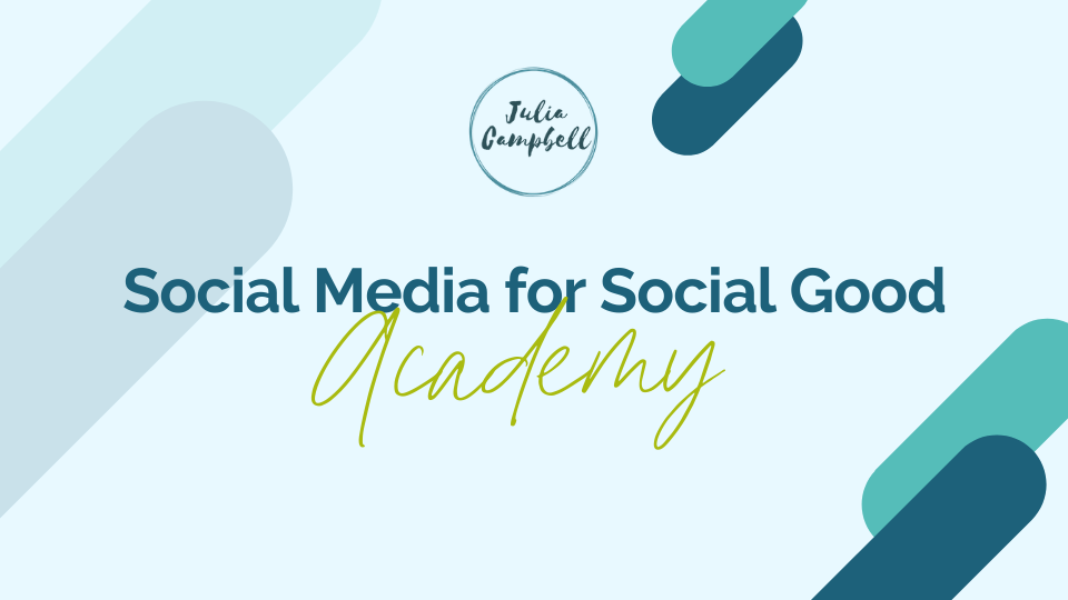 Product image for NEW! Social Media for Social Good Academy 2025