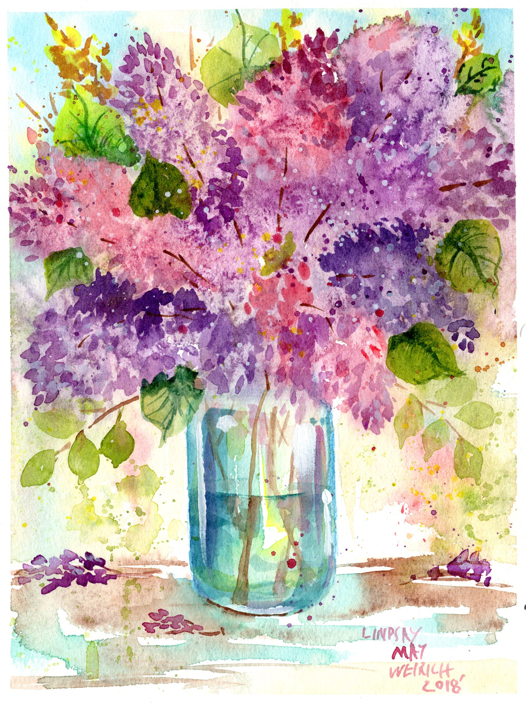 Loose & Juicy Watercolor Florals!