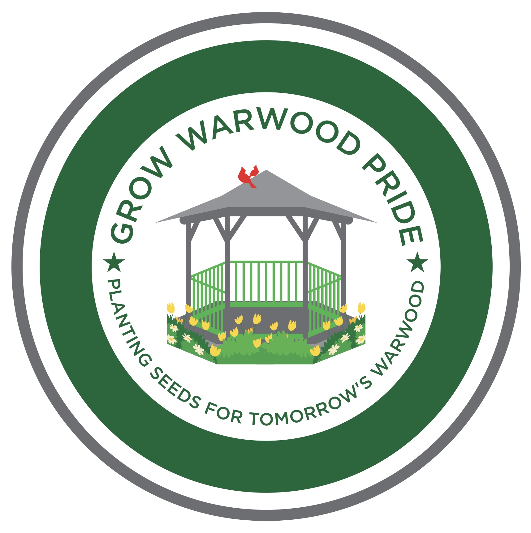 Grow Warwood Pride logo