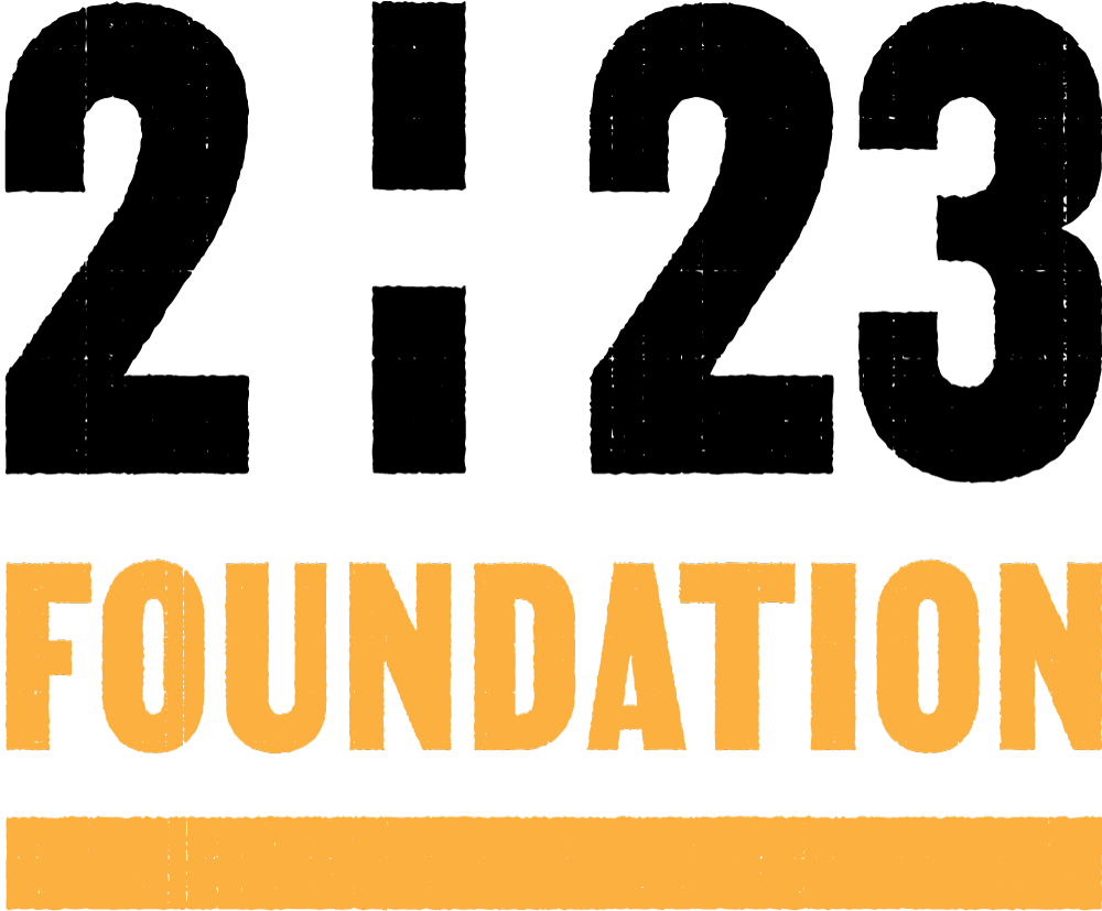 The 2:23 Foundation logo