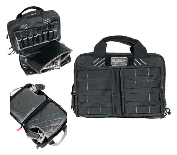 Tactical Gear Organizer G.P.S. Tactical Quad Plus 2 Pistol Case