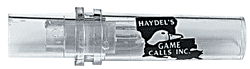 Haydel’s Game Calls W81 Wood Duck Squealer Open Call Wood Duck Sounds Attracts Ducks Clear Plastic | USA Gun Store