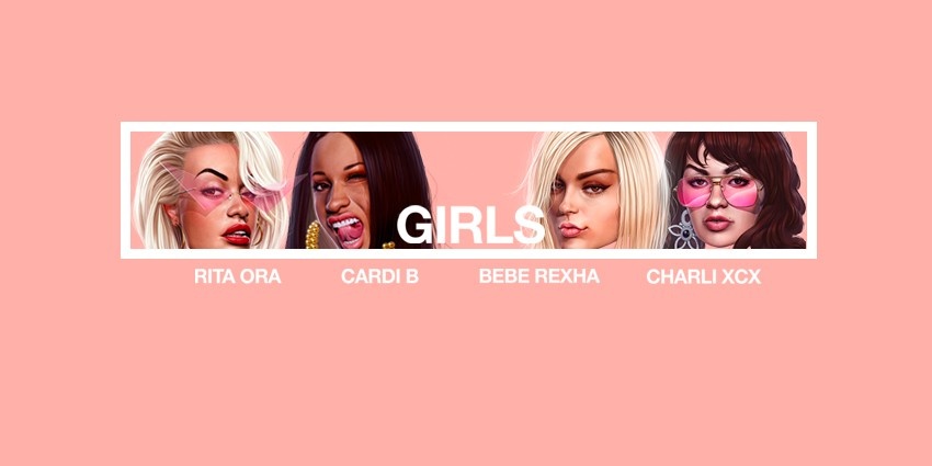 Resultado de imagen para Rita Ora, Cardi B, Charli XCX & Bebe Rexha
